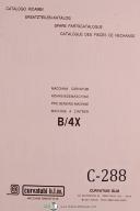 Curvatubi-Curvatubi BLM, B/4X Catligo Ricambi, Italian, Pipe Bending, Spare Parts Manual-B/4X-01